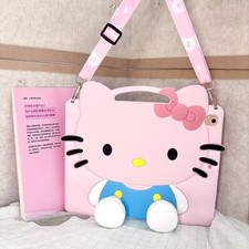 For iPad 11th A16 10th 10.9"9 8 mini 7 6 5 Air Pro 11 Kitty Kid Stand Case Cover