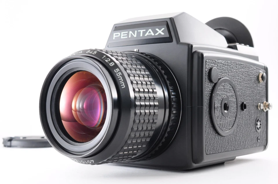 **NEAR MINT** Pentax 645 Film Camera + SMC A 55mm f/2.8 + 120 Film Back From JPN - Image 2 of 4