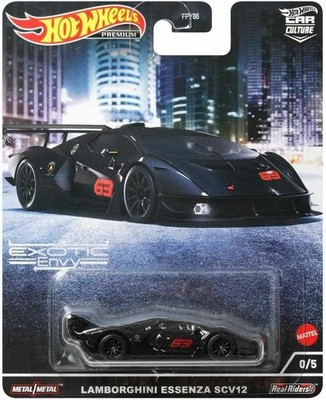 Hot Wheels Car Culture Exotic Envy Lamborghini Essenza SCV12 Chase