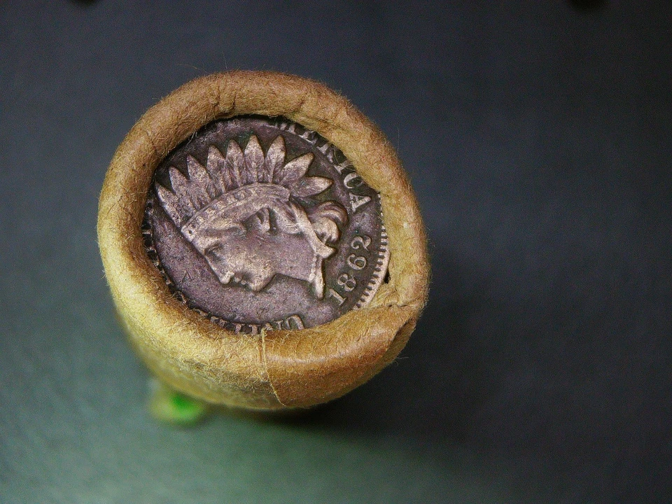 1862 INDIAN HEAD 1928 SILVER MERCURY DIME FEDERAL RES.BANK OF MONTANA WRAP R285 - Image 3 of 4