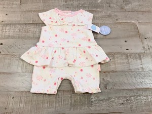 Girls le top romper size 3 months sleeveless w/flowers new w/tags 