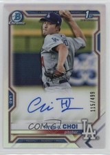 2021 Bowman Chrome Prospects Refractor 115/499 Hyun-il Choi #CPA-HC Auto 16rl