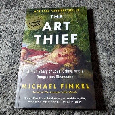 The Art Thief Michael Finkel 2023 Barnes & Noble Exclusive Sprayed Edges