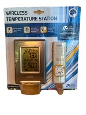 La Crosse Technology Wireless Thermometer with Clock Model Weather One 9080 NEW