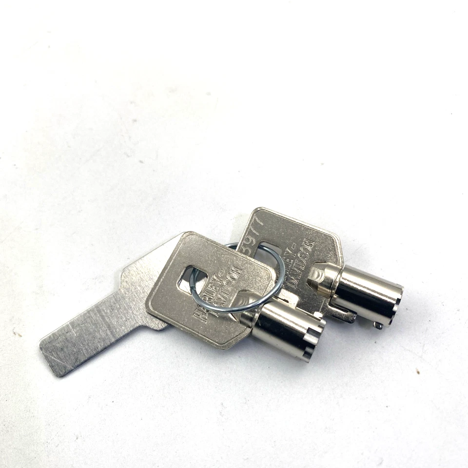 oem Harley 71452-91A Genuine Barrel Keys Replacements Code 3977 Touring Softail - Image 4 of 4