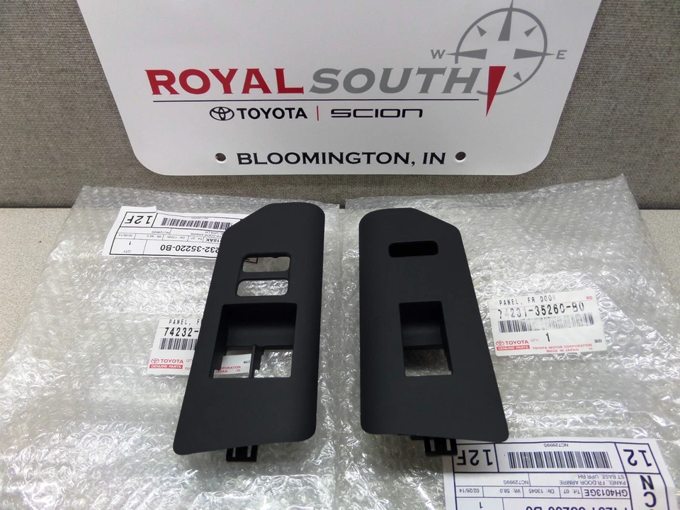 Juego de bisel de panel de ajuste interruptor de ventana principal Toyota FJ Cruiser genuino OEM OE Foto 4 de 4