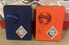 2 Brand New - V1 - Voltige Playing Cards by Dan and Dave - Red And Blue Decks
