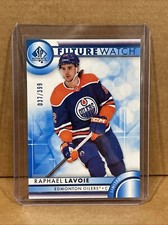 Raphael Lavoie 037/399 Future Watch 23-24 UD SP Authentic Edmonton Oilers (JC9)