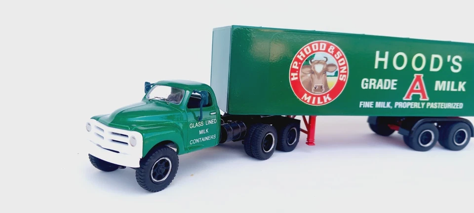 1/50 o scale 3d printed 1954 Studebaker trailer truck handmade custom kitbash - Image 3 of 4
