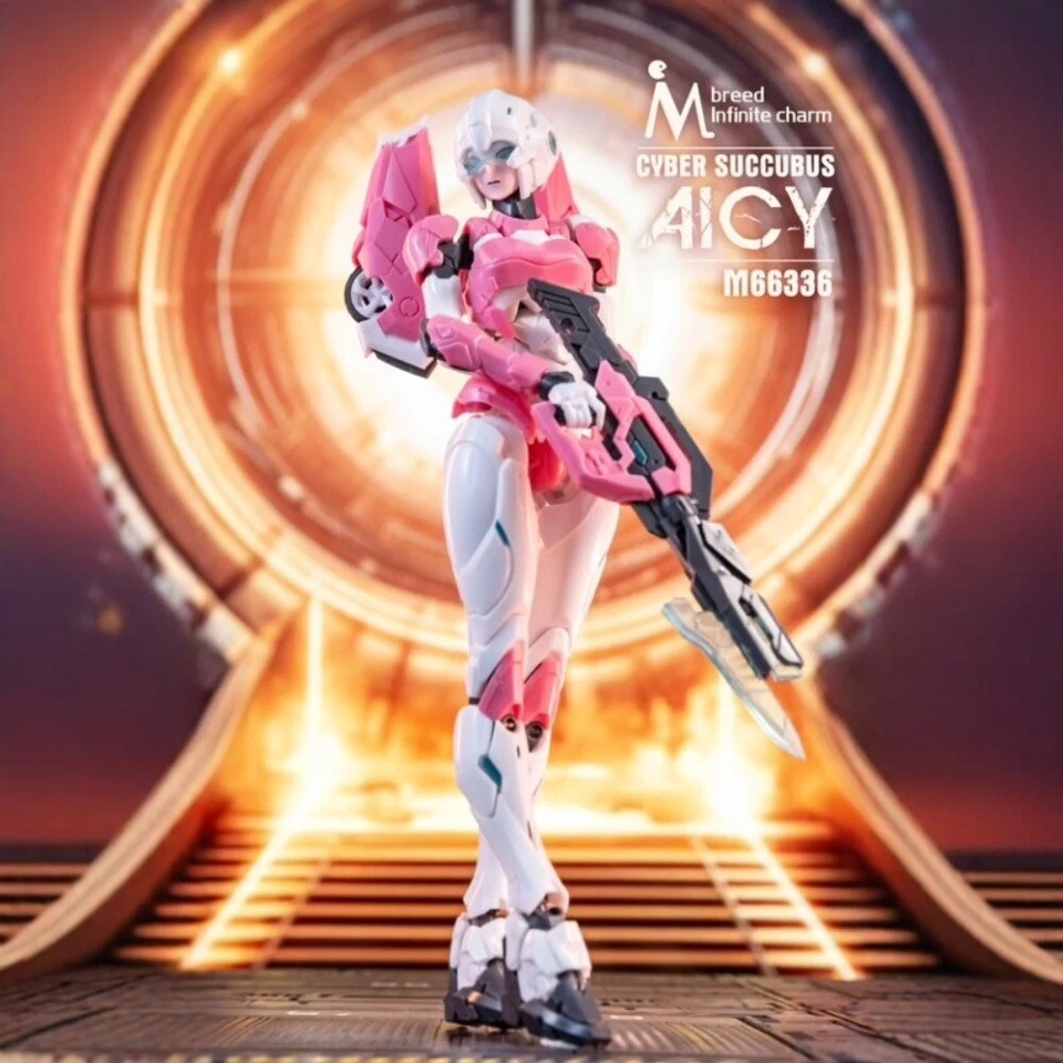 Figura de acción M66336 SKYE AICY Arcee modelo montado Mech juguetes transformables Foto 2 de 4