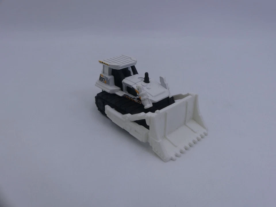 Ground Breaker Bulldozer Matchbox 2013 coche fundido a presión blanco 07 7 construcción Foto 2 de 4