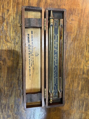 Vintage Visgage Louis C.Eitzen CO. Viscosity Comparator 