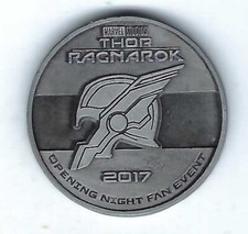2017 THOR RAGNAROK MARVEL COMICS STUDIOS OPENING NIGHT EVENT COIN TOKEN MEDAL