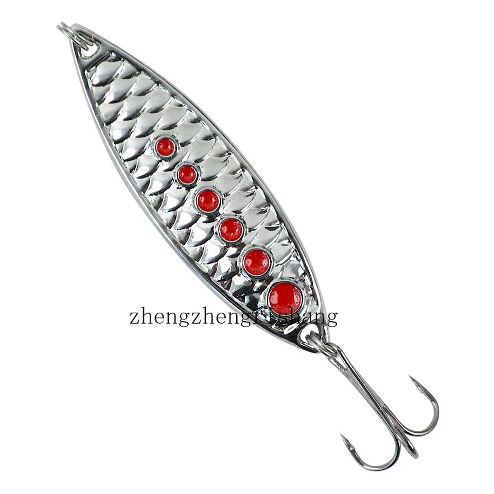 10 piezas Cuchara giratoria de pesca de metal Cebo Crankbait Señuelo Aparejos de lubina Gancho 5g-20g Foto 4 de 4
