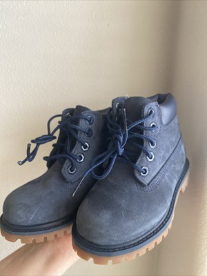 blue suede work boots
