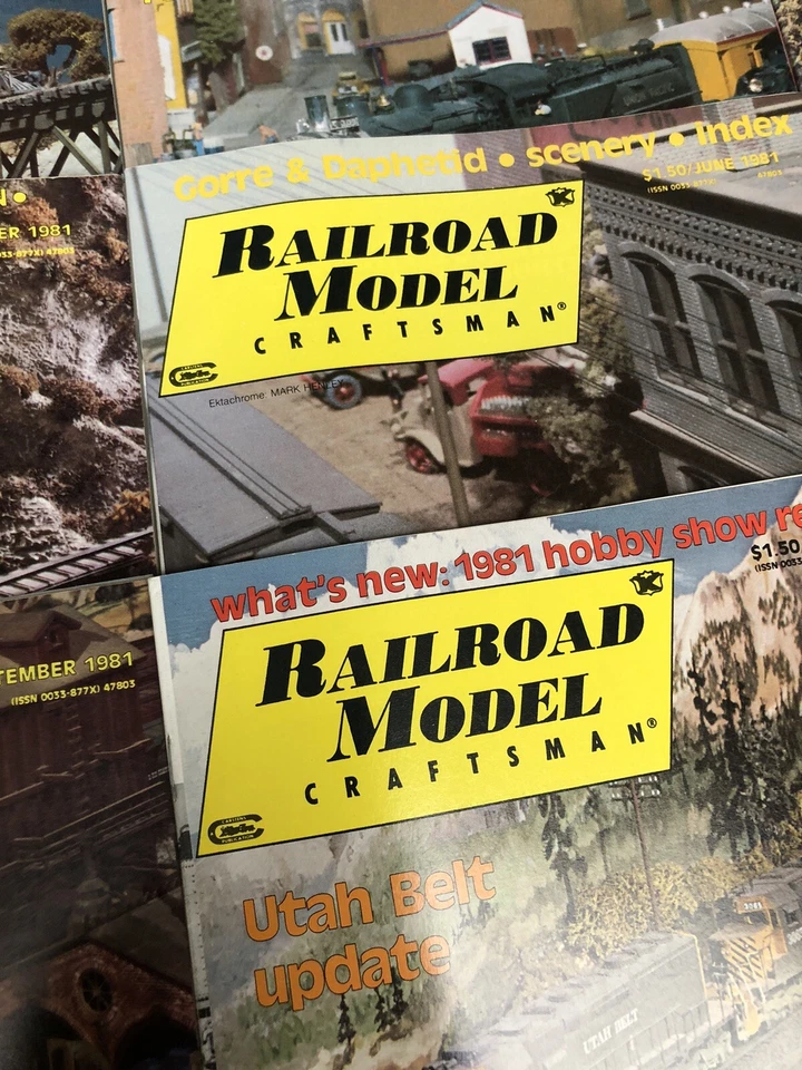 Lote de 12 carga de tren modelo artesanal 1981 año completo motor de trenes vintage Foto 4 de 4