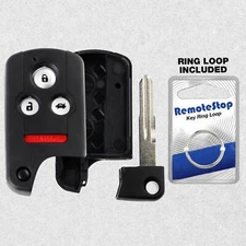 For 2005 2006 2007 2008 2009 2010 Acura RL Smart Remote Car Key Fob Case Shell