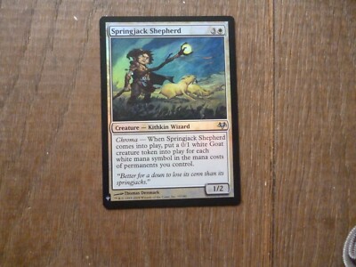 MTG 1 x Springjack Shepherd uncommon card FOIL Eventide Magic The Gathering