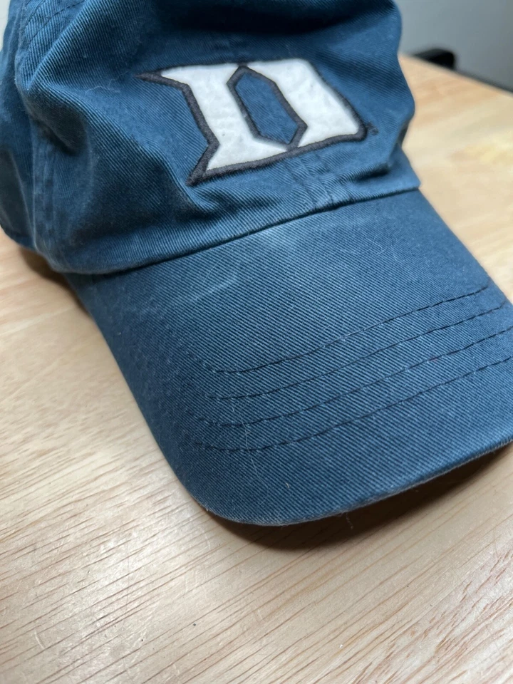 Duke Blue Devils Baseball Hat Mens 7 5/8 Blue Strapback Cap Sports NCAA College - Image 2 of 4