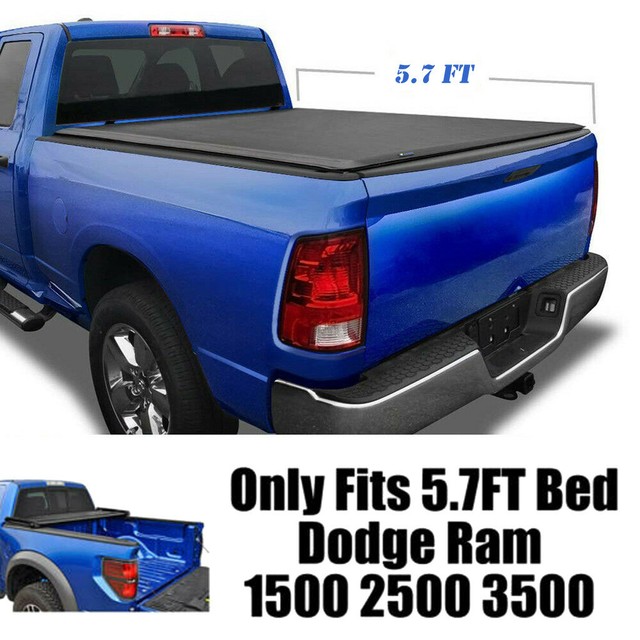 For 2019 2020 Ram 1500 5 7ft Bed Tonno Pro Lo Roll Soft Tonneau Cover Lr 2055 Ebay