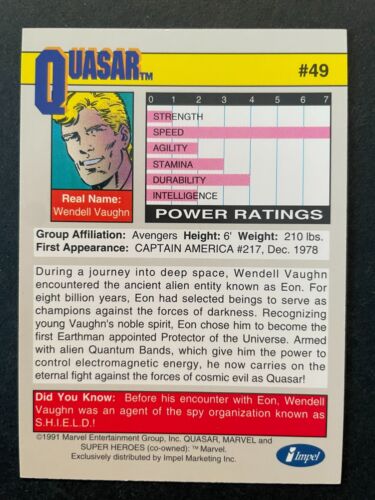 FINISH YOUR SET 1991 Impel Marvel Universe Series 2 II Pick the Card - Picture 98 of 322