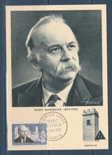 carte  1er jour  Marc Sangnier   75  Paris  1960                    d
