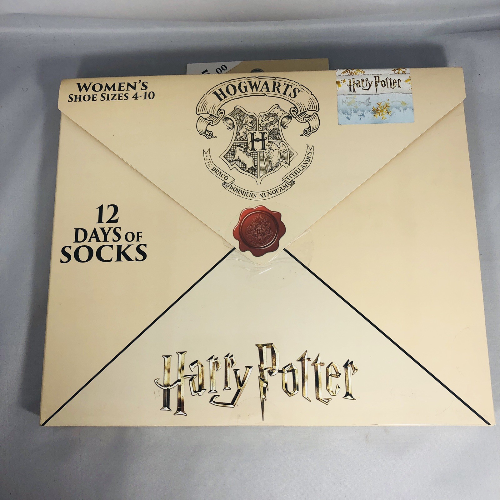 WOMEN'S HARRY POTTER LETTER 12 DAYS OF SOCKS CHRISTMAS ADVENT CALENDAR  TARGET | eBay