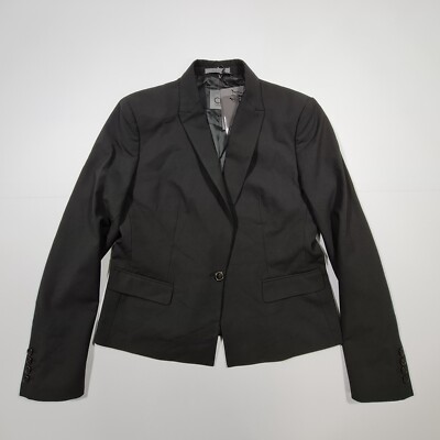 Calvin Klein Damen Anzugjacke Schwarz Größe 48 Medium Damen Blazer