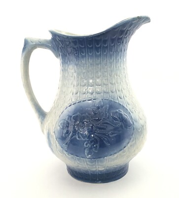 Mixed Leaves Stoneware Pitcher