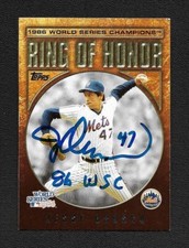 Jesse Orosco Signed Auto 2008 Topps Ring of Honor World Series Card - 86 WSC