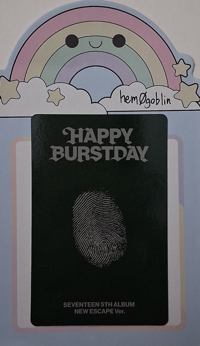 SEVENTEEN HAPPY BURSTDAY スングァン×27 SEVENTEEN Seungkwan HAPPY BURSTDAY [NEW ESCAPE Ver] Official