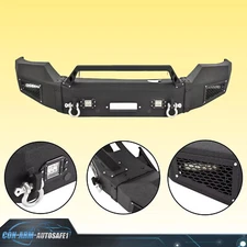 For GMC Sierra 2500/3500 HD 2015-19 Front Bumper Complete W/D-ring W/LED Lights