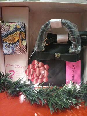betsey johnson christmas purse