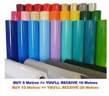 Gloss Vinyl, 305mm / 12 Inches Wide, Use On Cameo, Cricut, Craft Robo Cutters