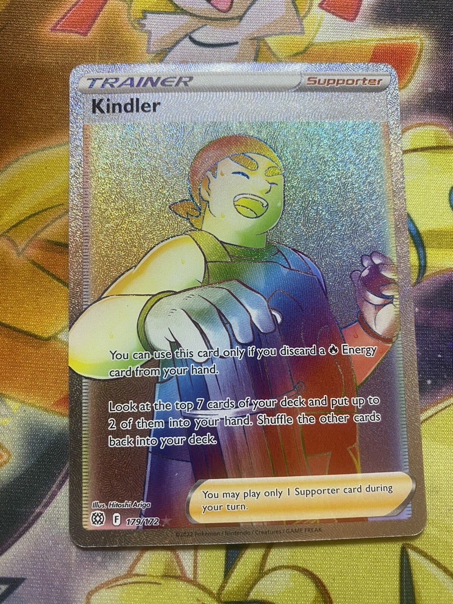Kindler 179/172 - Brilliant Stars - Secret Rainbow Rare Pokemon Card Near  Mint