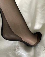 Vintage Seamed Nylon Stockings With Cuban Heel