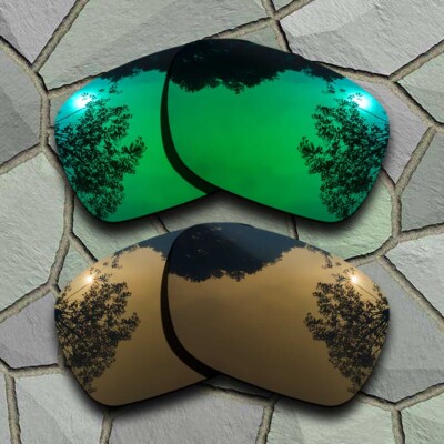 Jade Green&Bronze Copper Polarized Lenses Replacement For-Oakley TURBINE OO9263