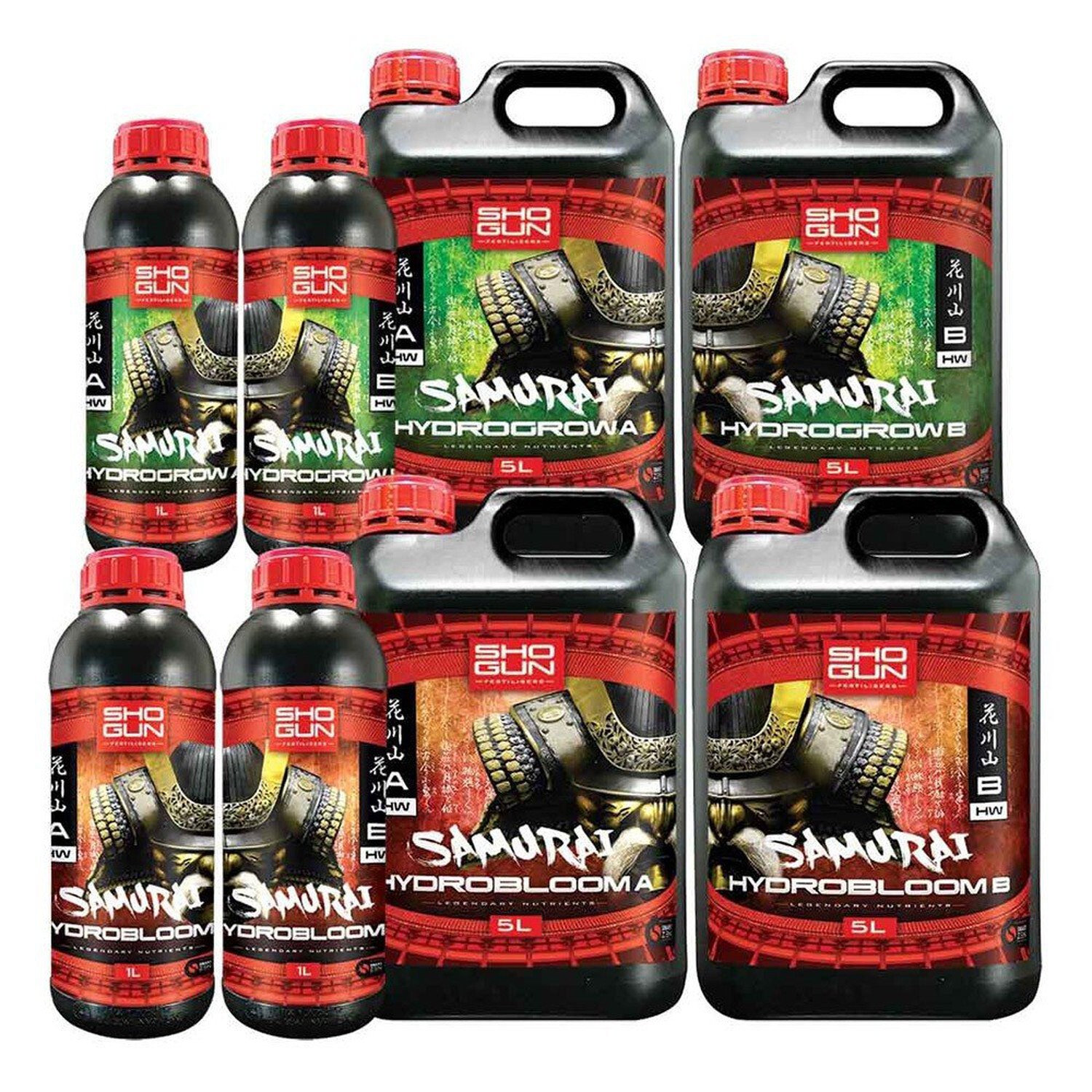 Shogun Samurai Hydro grow A&B 5L set, H/W