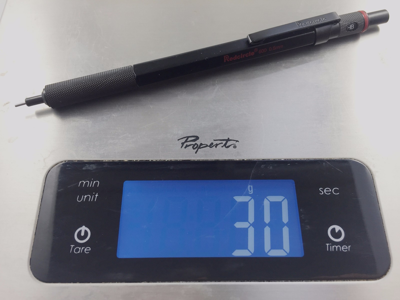 RedCircle metal Mechanical Pencil 0.5mm material Black With 3 sets of 11cm lead