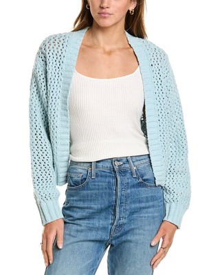 John Elliott Foam Boucle Knit Cropped Cardigan Women's