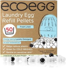 Image of Ecoegg Laundry Egg Refill Pellets, 50 Wash Fresh Linen Free Delivery UK
