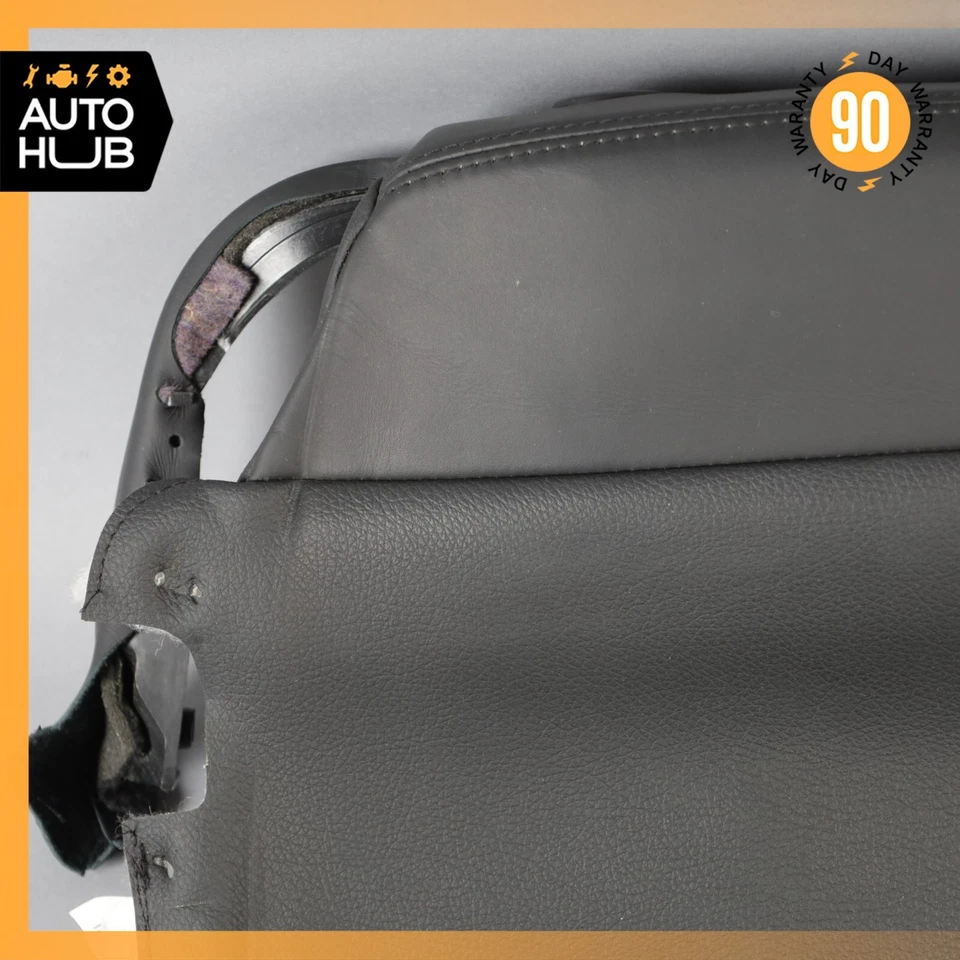 Cubierta trasera del asiento del lado del conductor delantero izquierdo negro OEM BMW F12 650i 640i 12-19 Foto 2 de 4