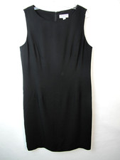 COVINGTON Womans LITTLE BLACK Simple Dress Lightweight LINED Back Zip size 12