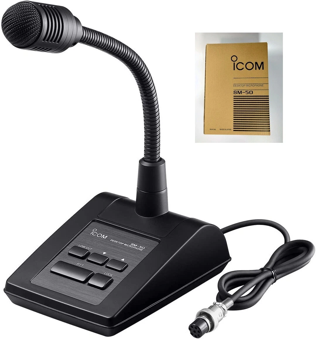 Icom speaker on sale microphone