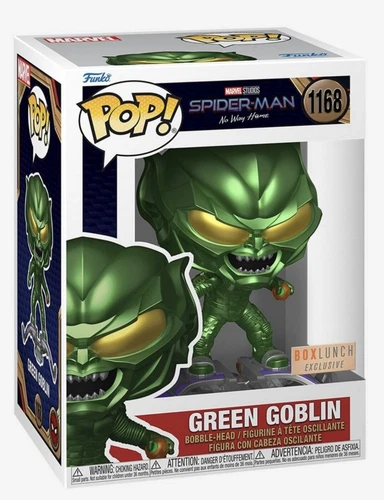 Funko POP! Marvel Spider-Man No Way Home Green Goblin #1168 Metallic Box Lunch