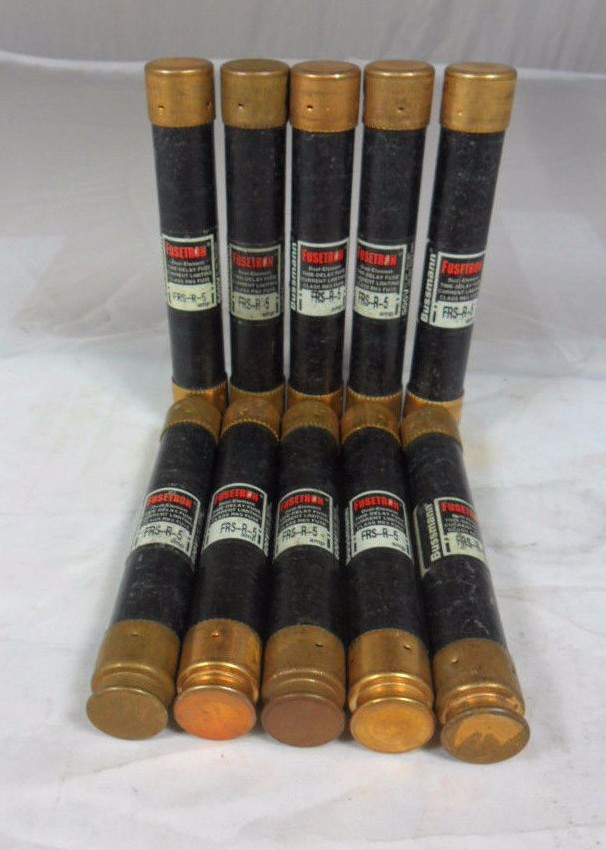 Nice Lot Bussmann FRS R 5 Amp Fuses Class RK5 600 Volt