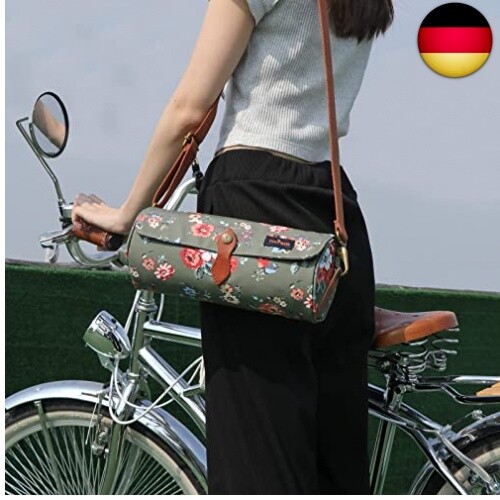 Tourbn Tourbon Fahrradtasche für Lenker, wasserdicht, Blumenmuster, - Bild 8 von 10