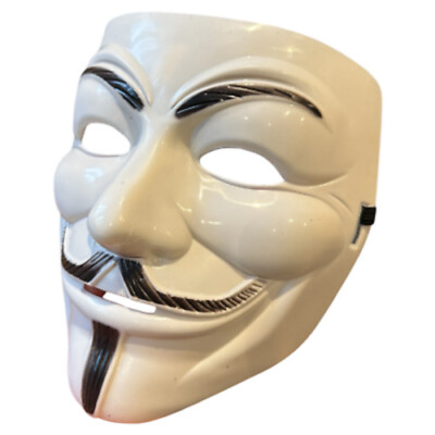Vendetta Maske Anonymous Maske Perfekt für Fasching Karneval und Hacker Style