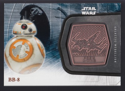 Star Wars 2016 Topps Force Awakens Series 2 Medallion Coin Relic #27 BB-8 Droid