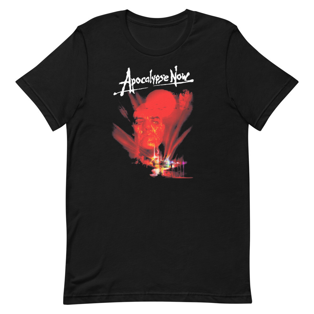 Apocalypse Now Retro T-Shirt – Vietnamkrieg 70s Style – Weiß, Kurze Ärmel, Unisex – Made In UK